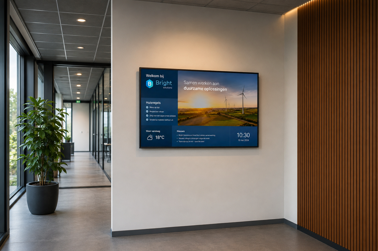 Office interne communicatie narrowcasting